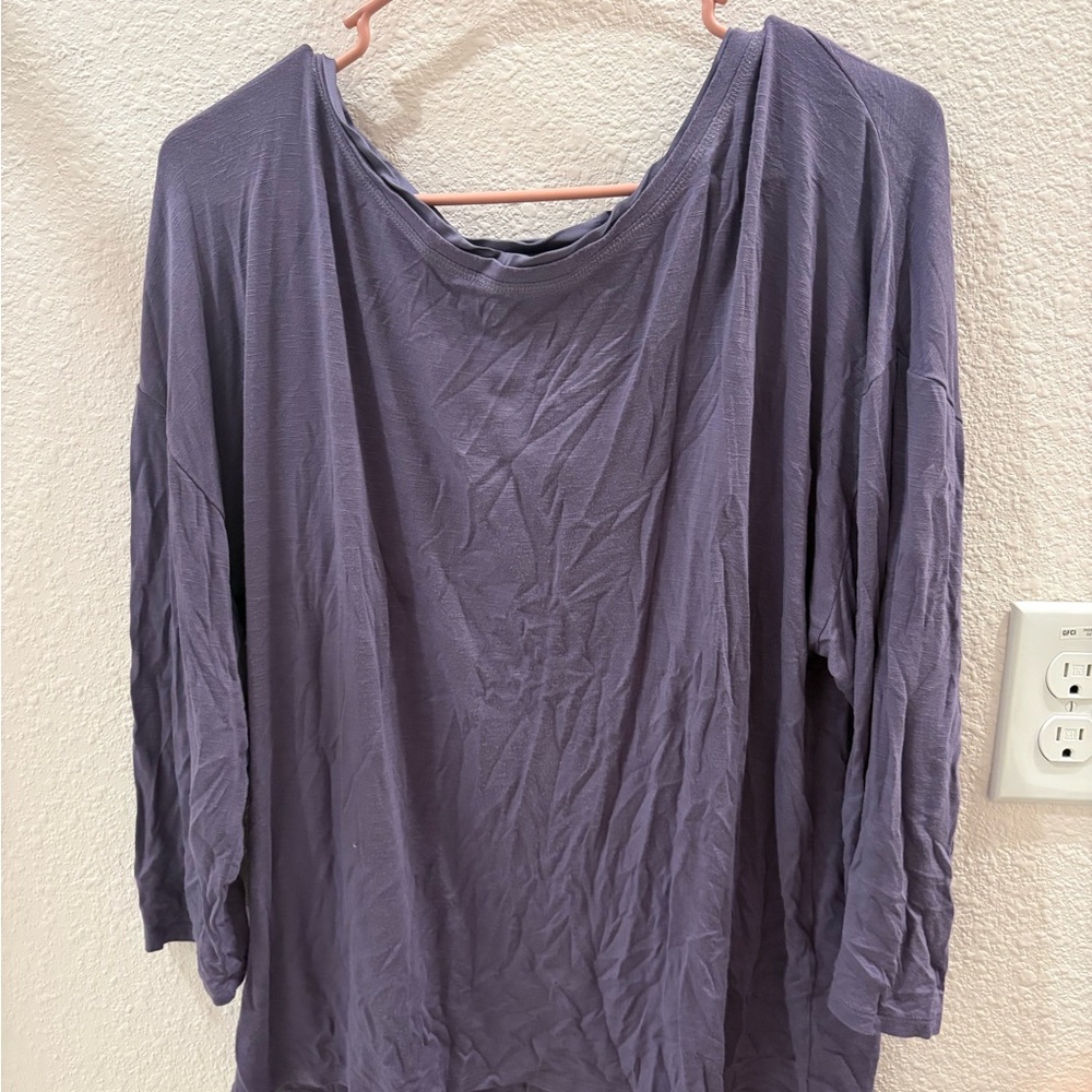 White House Black Market Women's Purple Top